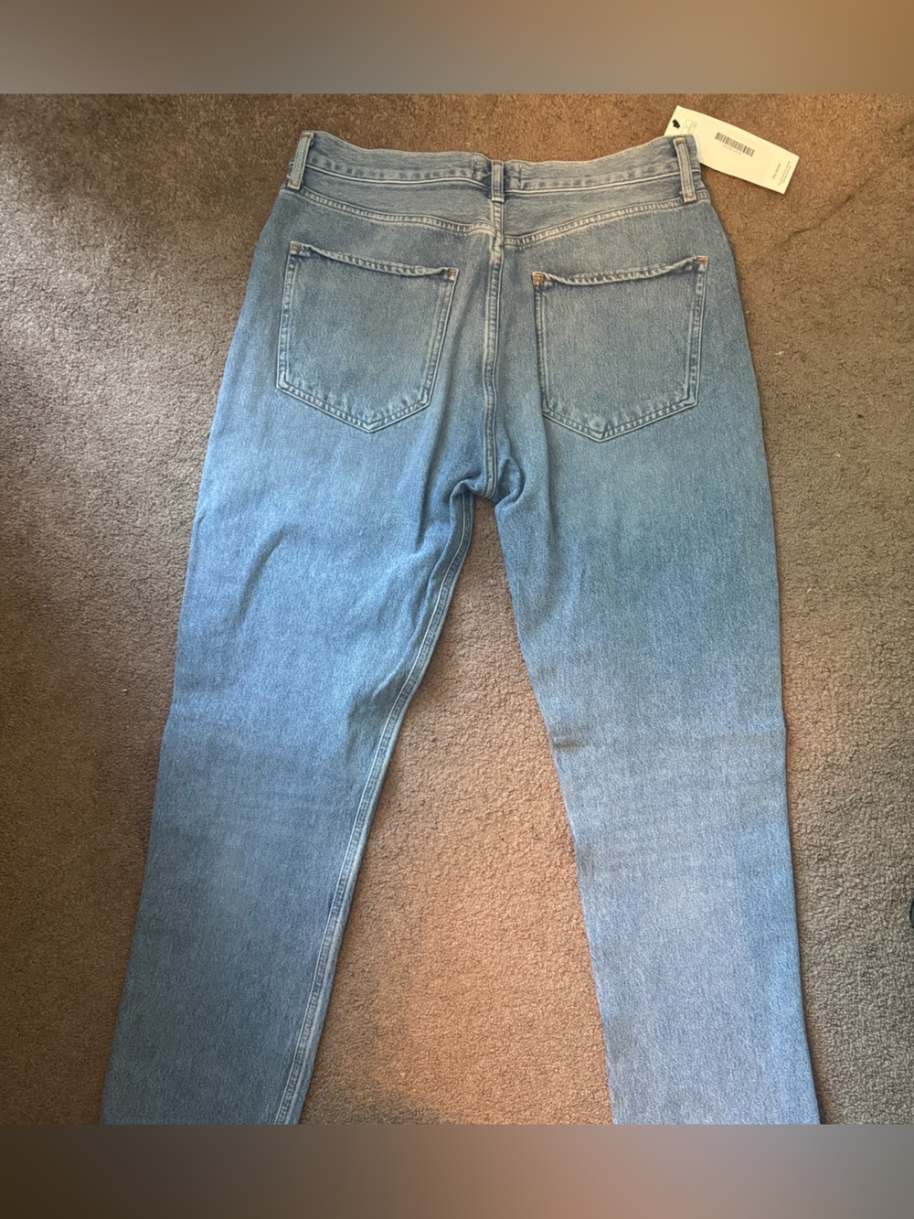 Agolde Remy High Rise Straight Jeans (Color Collision) - Picture 2 of 6